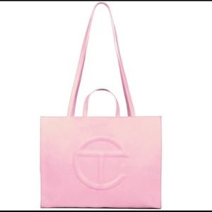 Authentic Large Telfar Shopping Bag - Bubblegum Pink